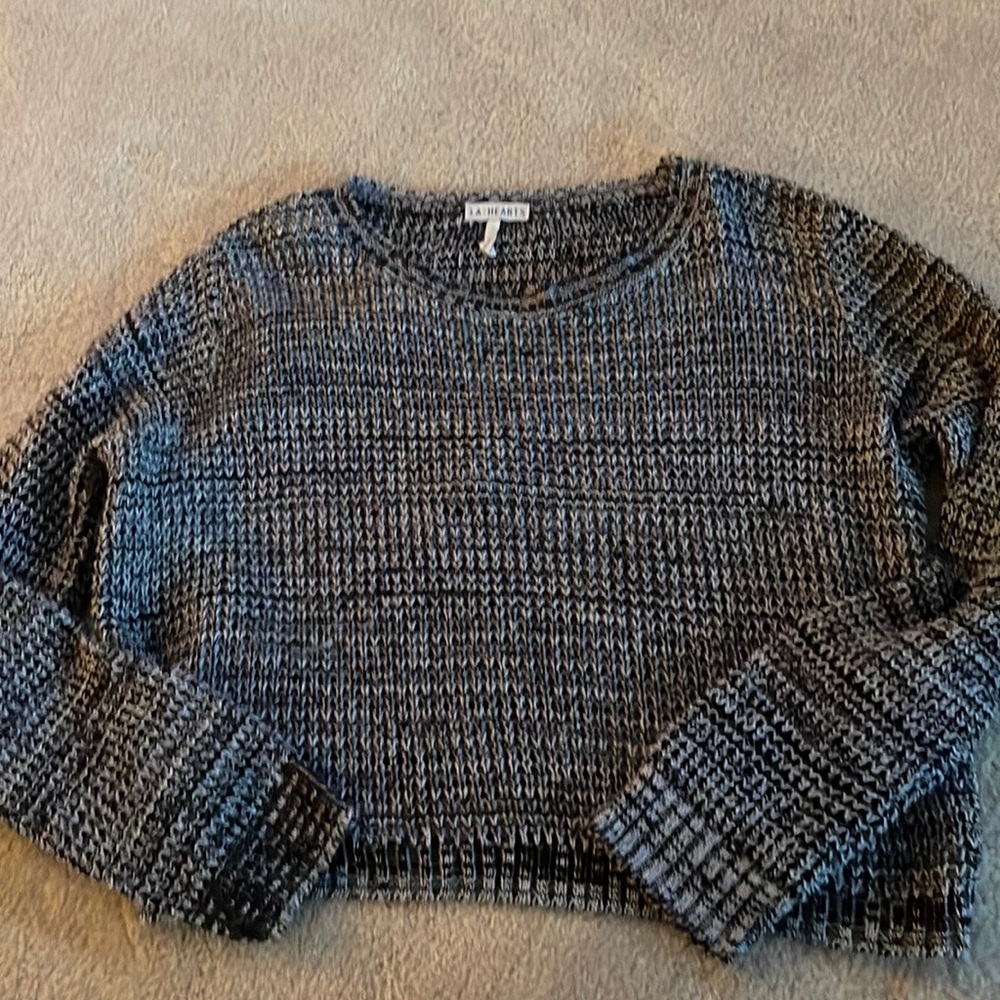 LA Hearts Cropped sweater